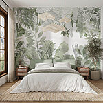 Wall murals Nature’s delicate green embrace.
