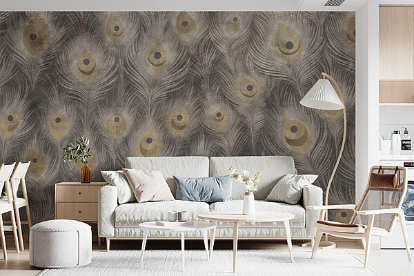 Elegant patterns with subtle colors Wall murals Elegant patterns with subtle colors