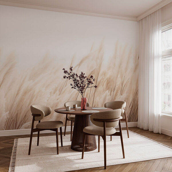 Wall mural Gentle waves of tall grass