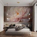 Wall murals Delicate petals in soft hues.