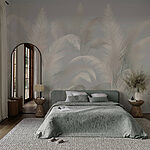 Wall murals Group of white feathers