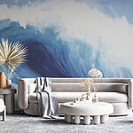 Wall murals Large wave in the ocean
