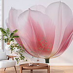 Wall murals Delicate petals in soft hues