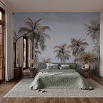 Wall murals Group of palm trees