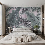 Wall murals Nature's tapestry in soft hues.