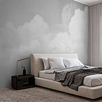 Wall murals Cloudy sky with many clouds