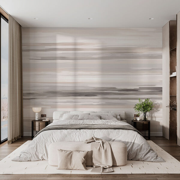 Soft tones in gentle brush strokes Wall murals Soft tones in gentle brush strokes