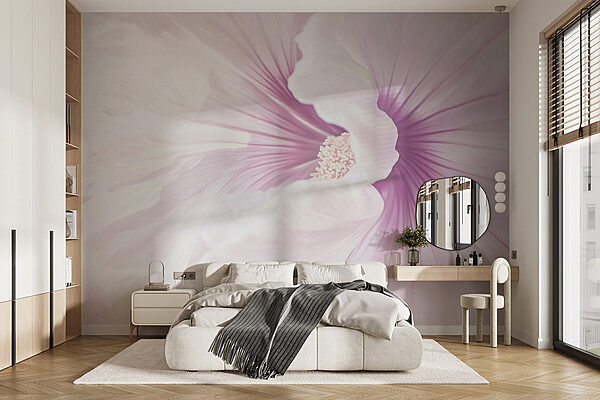Delicate petals in soft hues Wall murals Delicate petals in soft hues
