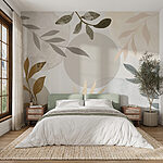 Wall murals Soft hues and nature-inspired design