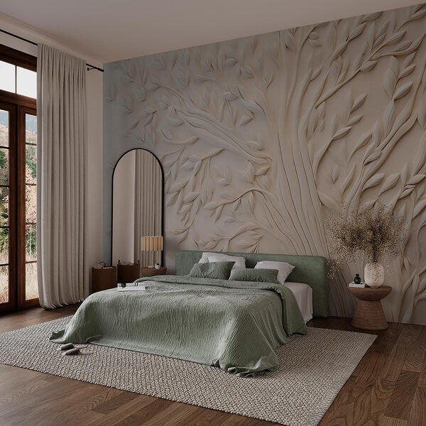 Tree made of paper Wall murals Tree made of paper