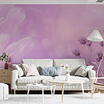 Wall murals Soft hues create a calming scene
