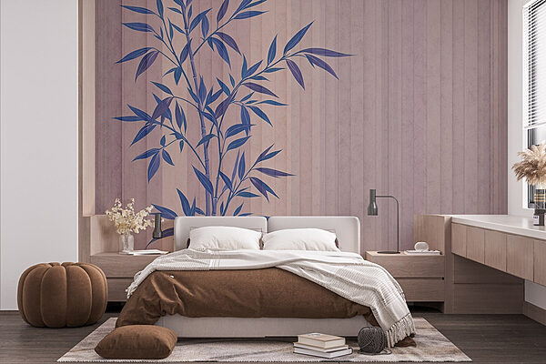 Plant with blue leaves Wall murals Plant with blue leaves