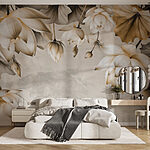 Wall murals Delicate blossoms in soft hues.