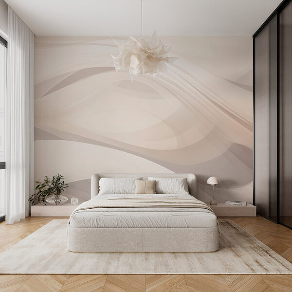 White and grey background Wall murals White and grey background