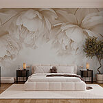 Wall murals Soft petals in gentle tones.