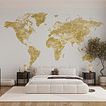 Wall murals Map of the world