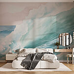 Wall murals Large wave in the ocean