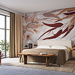 Wall murals Soft hues of nature intertwine gracefully.