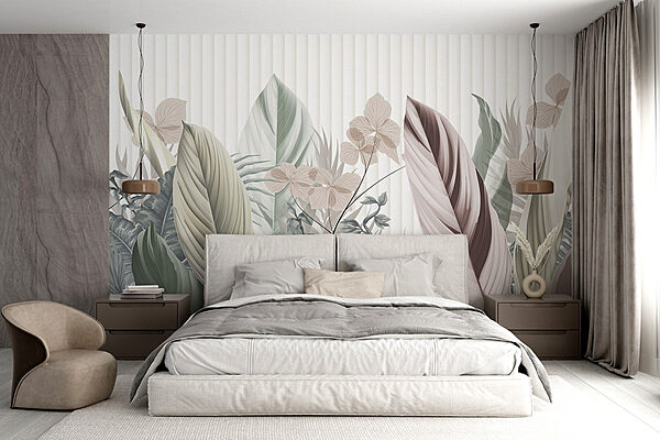 Natural elegance in muted tones Wall murals Natural elegance in muted tones