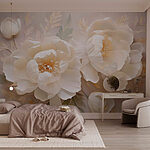 Wall murals Soft petals in gentle hues.