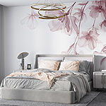 Wall murals Delicate blossoms in soft hues