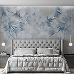 Wall murals Delicate blooms in soft hues