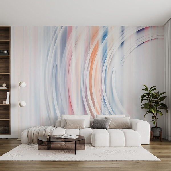 Wall murals Wall murals Blurry image of a circular object (SKU: w08929v1)