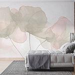 Wall murals Delicate blooms in soft hues