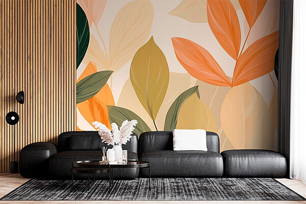 Nature's palette of autumn hues Wall murals Nature's palette of autumn hues
