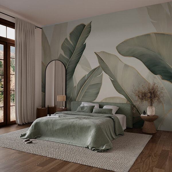 Soft hues of nature's touch Wall mural Soft hues of nature's touch