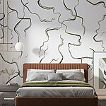 Wall murals Abstract lines and curves in motion