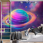 Wall murals Colorful planet in space