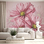 Wall murals Group of pink flowers