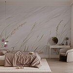 Wall murals Nature's gentle touch on canvas