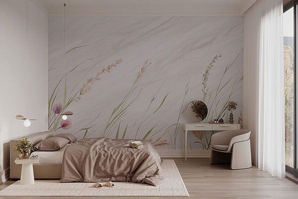 Nature's gentle touch on canvas Wall murals Nature's gentle touch on canvas