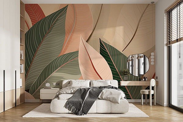 Nature's palette of vibrant leaves Wall murals Nature's palette of vibrant leaves