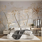 Wall murals Delicate floral beauty in soft hues