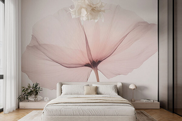 Soft petals in gentle hues Wall murals Soft petals in gentle hues