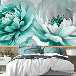 Wall murals Delicate blooms in soothing colors