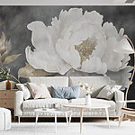 Wall murals Delicate flower in muted tones