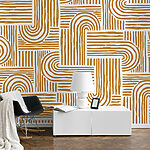 Wall murals Pattern of lines and curves