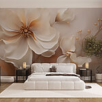 Wall murals Delicate flowers in soft hues.