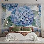 Wall murals Delicate blooms in soft shades