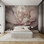 Wall murals Soft petals in delicate hues.