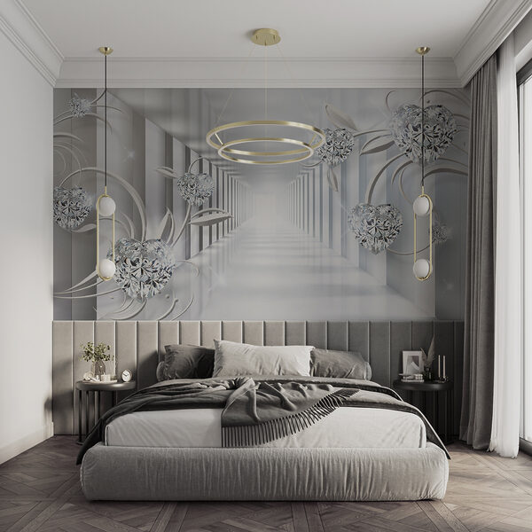 Diamond in the shape of a heart Wall mural Diamond in the shape of a heart