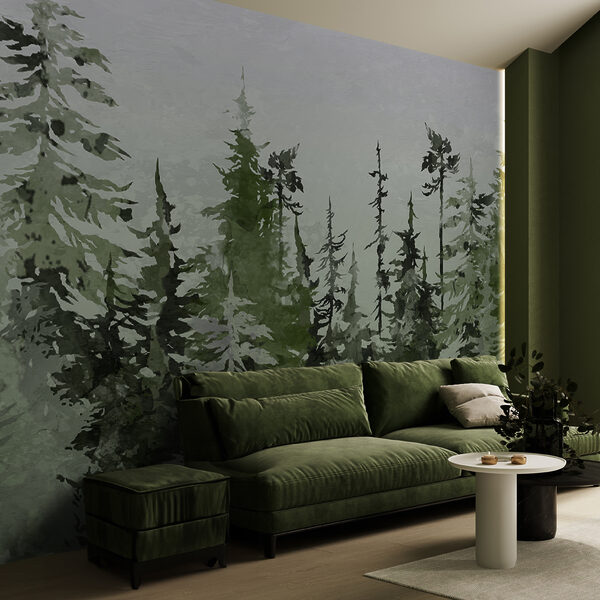 Painting of a tree Wall mural Painting of a tree