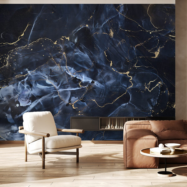 Abstract dark and shimmering pattern Wall mural Abstract dark and shimmering pattern