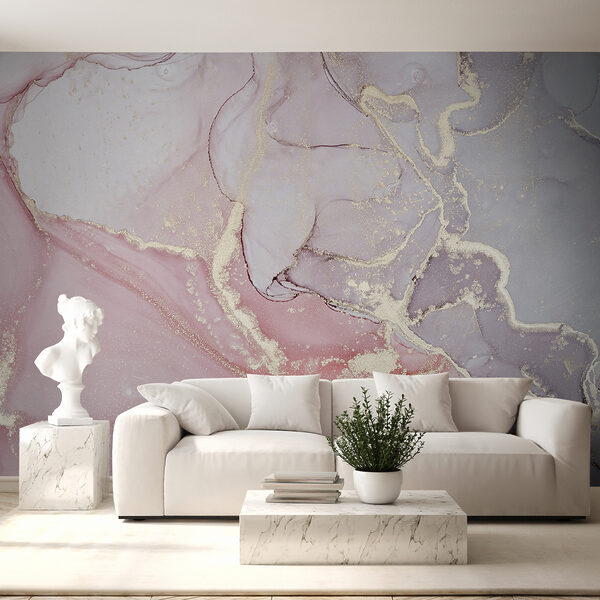 Abstract pastel swirling colors pattern Wall mural Abstract pastel swirling colors pattern