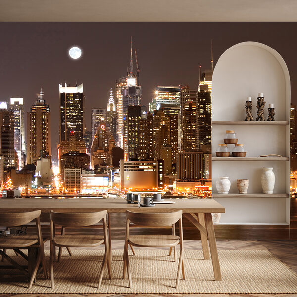 Wall mural Full moon in the sky
