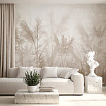 Wall murals Tall grasses sway in morning light.